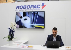 Matteo Gullotta in rappresentanza dell'azienda Robopac.