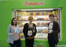 Chiara Piantoni, Valérie Hoff e Valentina Giaretta hanno presentato le novità a marchio Dimmidisi' allo stand La Linea Verde