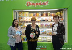 Chiara Piantoni, Valérie Hoff e Valentina Giaretta hanno presentato le novità a marchio Dimmidisi' allo stand La Linea Verde