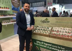Luca Mattioni, vice presidente di Colfiorito Srl, azienda leader nel segmento degli snack di frutta secca, presenta la nuova linea di piatti vegetali pronti all'uso