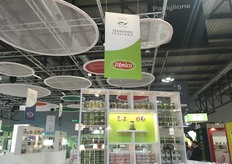 Mega stand aziendale del gruppo D’Amico. Il gruppo ha appena acquisito il marchio Robo per la distribuzione dei suoi trasformati nel canale horeca