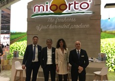 Maurizio Vittori (agronomo), Marco Bertoli (presidente di MioOrto), Laura Pedrini e Bruno Agrotelli. La mission aziendale delineata a margine di un convegno: "Se vogliamo guardare al futuro e prendere atto che il consumatore legge le etichette bisogna pensare che la filiera italiana fresh cut deve riunirsi con le tradizioni italiane. Lo si può fare avvicinando i prodotti al territorio"