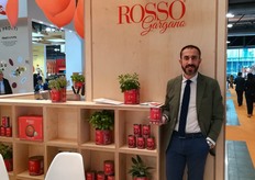 Giuseppe Stasi, direttore commerciale Italia del marchio pugliese Rosso Gargano. L'assortimento spazia dalla classica Passata di Pomodoro ai Pelati di Puglia Salsati e con Basilico, e si arricchisce di specialità come i Pomodorini, i Datterini e i Cubettati