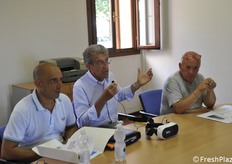 Si è svolta venerdì 26 luglio presso l'azienda Sasse Rami (Veneto Agricoltura) in provincia di Rovigo la giornata tecnica organizzata da Vivai F.lli Zanzi per comparare il comportamento delle diverse varietà di pero rispetto a diversi portinnesti. Le varietà innestate su Fox9 hanno dimostrato una migliore adattabilità e performance anche in annate complicate come quella del 2019 (fotoservizio Cristiano Riciputi)
