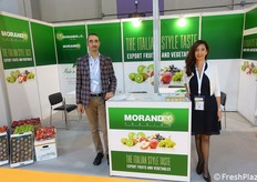 Presso lo stand Morando i visitatori erano accolti da Christian e Katia Morando