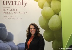 Teresa Diomede, manager dell'Azienda Agricola Racemus di Rutigliano (BA), socia Op APOC. E' nella delegazione italiana del gruppo di contatto uva da tavola, la cui prima riunione si è tenuta proprio durante la fiera madrilena. I Paesi che ne fanno parte sono: Spagna, Italia, Portogallo e Francia.