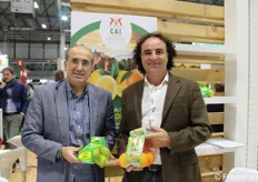 Salvatore Scarcella (presidente) e Samuele Livornese (export department) della O.P. Società Agricola Cooperativa Agricoltori Ionici C.A.I.