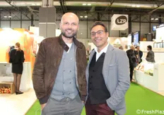 Visitatori in fiera: Riccardo Patané e Angelo Castorina (Naturizia, brand della catanese Almeda)