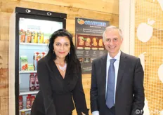 Sara Grasso (export manager) e Salvo Laudani (direttore marketing) della siciliana Oranfrizer.