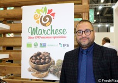 Francesco Marchese, general manager della Marchese, azienda specializzata in castagne, che ha attualmente due stabilimenti produttivi, uno in Italia a Cervinara (in provincia di Avellino) e l'altro in Portogallo.