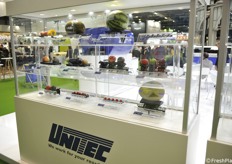 Una delle teche espositive di Unitec