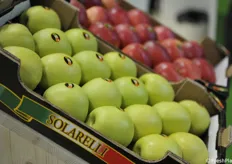 Apofruit esporta molte mele in Spagna. Solarelli è il marchio di punta
