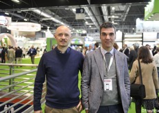 Andrea Maraldi e Simone Belletti di Maraldi Sementi in visita alla fiera