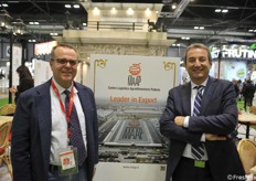 Il presidente e il direttore del Maap, Mercato agroalimentare di Padova: Domenico Minasola e Francesco Cera
