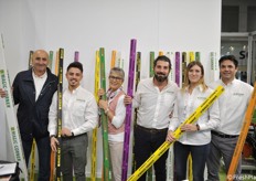 Il team Graziani Packaging con i famosi angolari Magic Corner