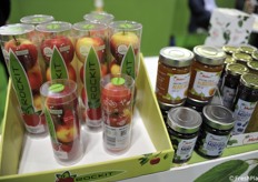 Alcuni dei prodotti esposti allo stand Melavì