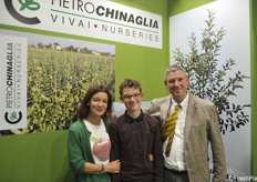 Pietro Chinaglia Vivai: Barbara Chinaglia e Paolo Pini. Al centro il loro figlio Lorenzo Riccardo