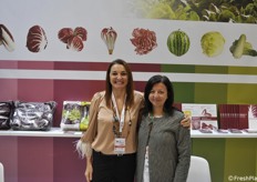 A sinistra Cristiana Furiani di Geofur