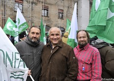 Manifestanti dalla Romagna