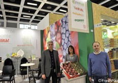 Staff SaniFrutta con Fabrizio Barale, Sonia Forgia, Alessio Chiabrando