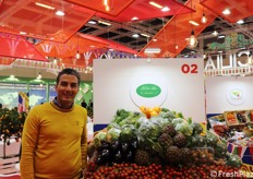 BiOrto Ibleo. Nella foto sopra Salvatore Milana, responsabile produzione