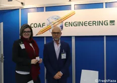 Coaf Engineering Srl. Paola Aquilici (amministratore) e Marco Raviniani (tecnico)