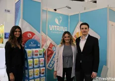 Francesca Pennacchia & Tania Incerti di AgricolliBio insieme a Maximilian Feulner founder e general manager di Vitaina
