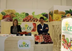 Serena Pittella (resp. marketing) e Giacomo Galdiero (amministratore delegato) di AOP Luce