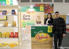 Valeria Savignano (resp. comunicazione) e Pietro Coppola (resp. commerciale) di Coppola Patate