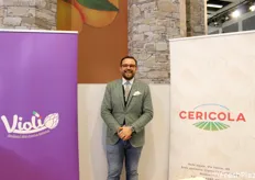Vito Cifarelli dell'azienda Cericola, che insieme ad Apofruit Italia e La Mongolfiera ha dato vita al progetto Violì.