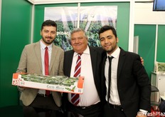 Girolamo, Carlo e Alessandro Mirra dell'omonima azienda di Eboli (Salerno)