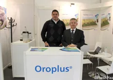 Francesco Zenoni e Massimo Bizzarri di Plastik Advanced, azienda che produce il telo di copertura Oroplus®