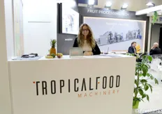 Francesca Cavani di Tropical Food Machinery, azienda che progetta e costruisce linee complete di processo per la lavorazione della frutta mediante le tecnologie più moderne