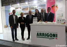 Arrigoni: da sinistra Giuseppe Netti, Patrizia Giuliani, Paolo Arrigoni, Maria Albero, Leonardo Mannarelli e Davide Daresta. 