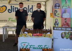 Roberto Polini (tecnico) e Cristian Mengozzi (tecnico) del consorzio Il Frutteto