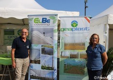 Berardino Antonicelli titolare di Elbe Covering & Lucilla Anna Scarano socia di Geaplast