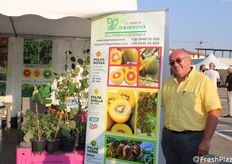 Giampaolo Del Pane, titolare di Del Pane Vivai, nonché presidente del consorzio Dorì