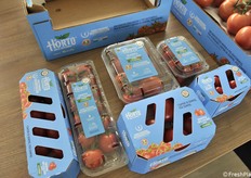 Alcune confezioni con packaging in cartone e plastica riciclata