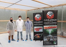 Da sx. Fabrizio Iurato (TSI Italia), Carmelo Palermo (TSI Italia), Salvatore Astuto (OP Platinum)