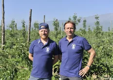 Alberto e Sergio Bunino, titolari dell'azienda Terre di Frutta