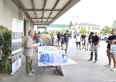 Un momento iniziale presso la sede Zanzi