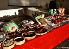 Alcuni dei prodotti del Vietnam esposti allo stand.