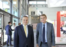 L'ambasciatore della Georgia Konstantine Surguladze e Renzo Piraccini presidente Macfrut