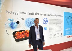 Fabio Zoboli nello stand Infia