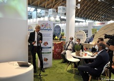 Luca Pagliacci alla conferenza stampa Orogel Fresco