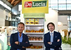 Pino Colonna e Igino Cecchetti, della direzione commerciale della ditta De Lucia, specialista in prodotti trasformati di V gamma.