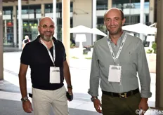 Giuseppe Porro (PAM Puglia) e Donato Fanelli (coordinatore del comitato Uva da Tavola dell'OI Ortofrutta Italia).