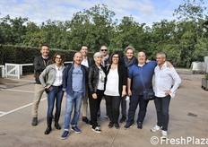 Un gruppo di ospiti, fra cui Coop Alleanza 3.0 capitanati da Gianpaolo Ferri