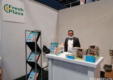 Lo stand di FreshPlaza con James Obanor