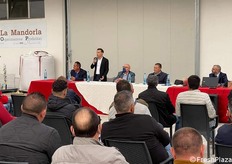 Giovani Guelei, agronomo, durante il suo intervento